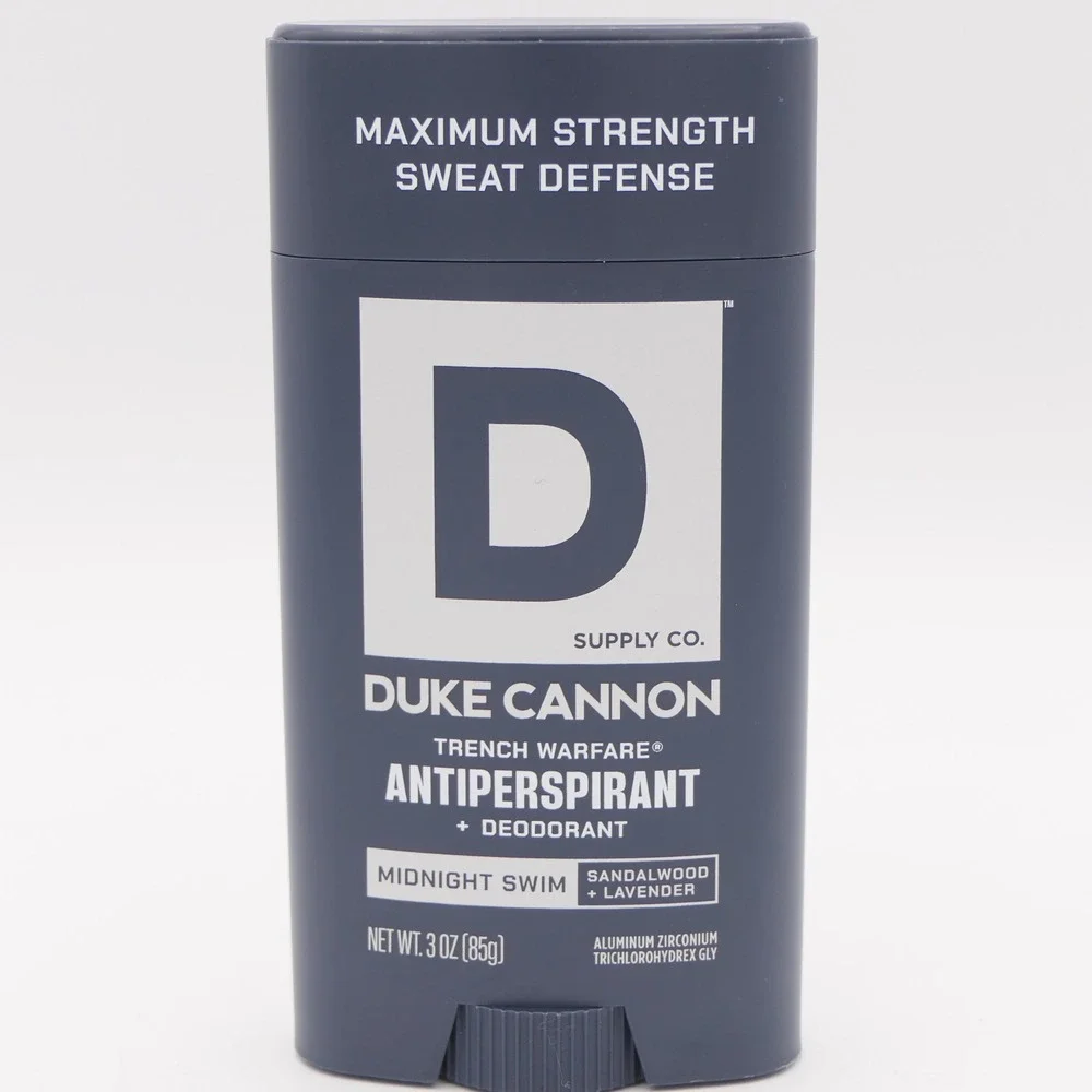 Duke Cannon Trench Warfare Antiperspirant + Deodorant Stick Midnight Swim 09/27